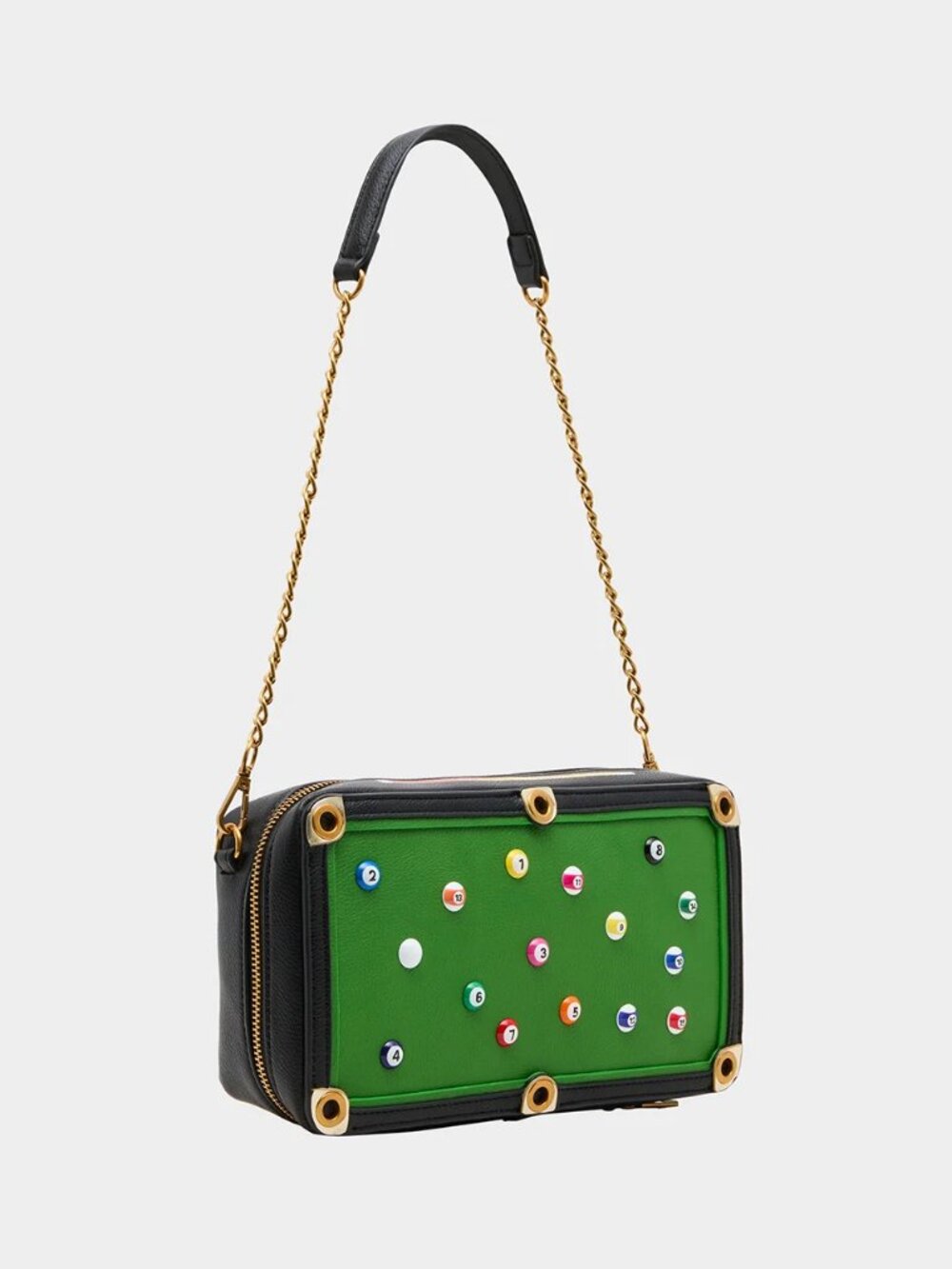 Betsey Johnson Kitsch Rack Em Up Green Pool Table With Legs NWT